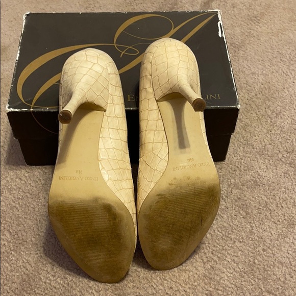 Enzo Angiolini Faux Skin Heels - Picture 2 of 5